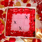 Tic Tac Toe Brownie Cake